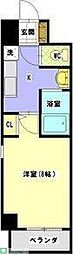 ルミエール山中 1Kの間取図画像