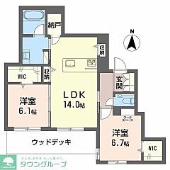 物件の間取り