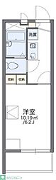 レオパレスM-1 1Kの間取図画像