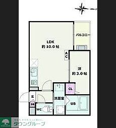 間取図画像 1LDK