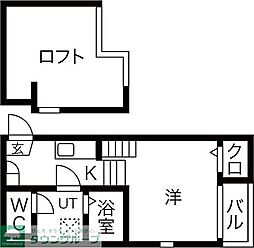 名古屋市営名城線 熱田神宮伝馬町駅 徒歩3分の賃貸アパート 1階1Kの間取り