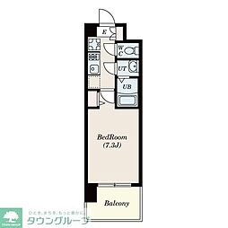 名古屋市営鶴舞線 大須観音駅 徒歩9分の賃貸マンション 12階1Kの間取り