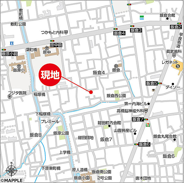 地図を拡大表示