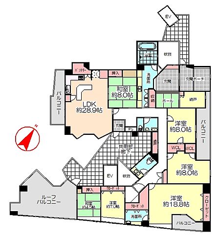 6LDK 間取り