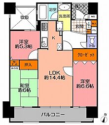 間取図画像 3LDK