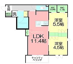 物件の間取り