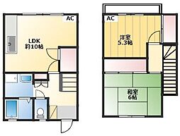 ビーフローラ 2LDKの間取図画像
