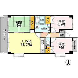間取図画像 3LDK