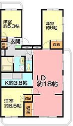 間取図画像 3LDK