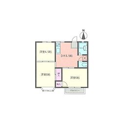 間取図画像 3DK