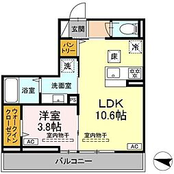 間取図画像 1LDK