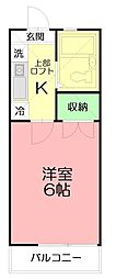 間取図画像 1K