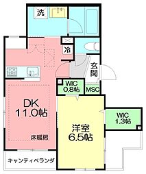 間取図画像 1LDK