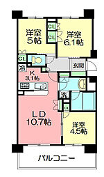 間取図画像 3LDK