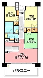間取図画像 3LDK