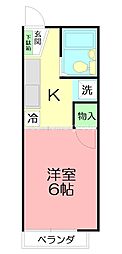 間取図画像 1K