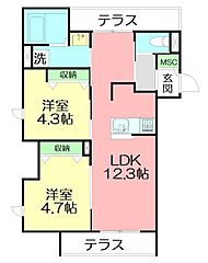 物件の間取り
