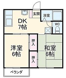 間取図画像 2DK