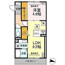 間取図画像 1LDK