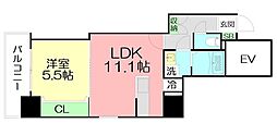 GARBOFUJISAWA 1LDKの間取図画像
