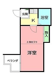 間取図画像 1K