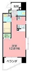 エテルナ ワンルームの間取図画像