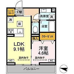 間取図画像 1LDK
