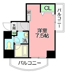 宮下ビル ワンルームの間取図画像