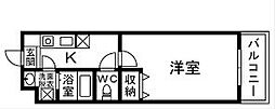 間取図画像 1K