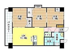 JR鹿児島本線 西小倉駅 徒歩14分 7階/-