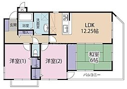 北九州都市モノレール小倉線 徳力公団前駅 徒歩7分 3階/-