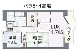 パラシオ高塔 5階/-