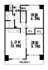 物件の間取り