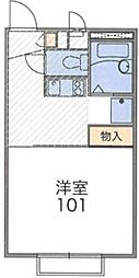 レオパレスグランドチルドレン 1Kの間取図画像