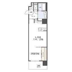 レジェンド黒崎 1LDKの間取図画像