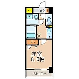 グランハイアット 1Kの間取図画像