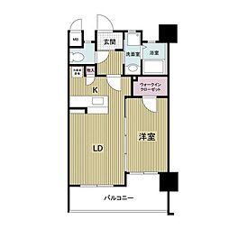 FeLt127 1LDKの間取図画像