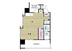 FeLt127 1LDKの間取図画像