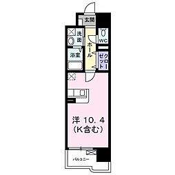 ベーシック・グローブ ワンルームの間取図画像