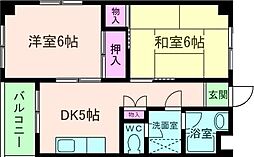 間取図画像 2DK