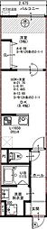 EIJU牧野駅前A 1LDKの間取図画像