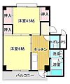 ビレッジハウス招提2号棟4階4.4万円