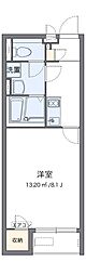 クレイノ葵 1Kの間取図画像
