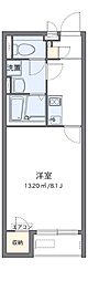 クレイノあさがお 1Kの間取図画像
