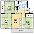 茄子作住宅3号棟2階4.9万円