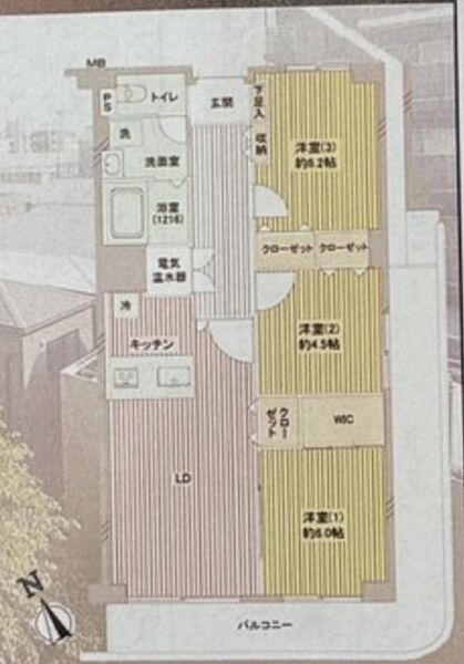 間取りを拡大表示