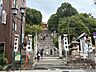 周辺：伊佐爾波神社　参道口 130m