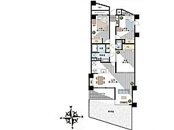 藤和ガーデンハウス葉山 3LDKの間取図画像