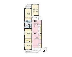コートハウス逗子 3LDKの間取図画像