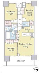 間取図画像 2SLDK